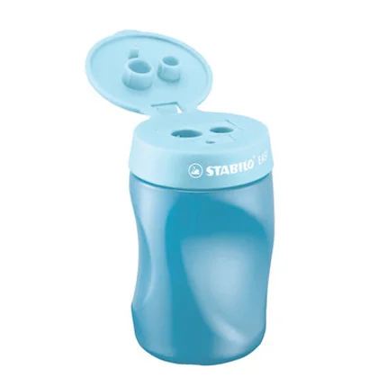 Blue R Stabilo 4502 3 в 1 точилка канцелярские принадлежности Школьные офисные принадлежности безопасная точилка для карандашей 8 мм/10 мм/3,15 мм Диаметр отверстия - Цвет: Blue R