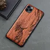 Natural Wood Case For Samsung Galaxy S25 Ultra S24 S23 Plus Wood Case For iPhone 16 15 14 13 11 12 Pro 16 Pro Max 5