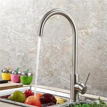

Kitchen Faucet 360 Degree Rotation Tap Basin Hardware Stainless Steel Sink Fauce