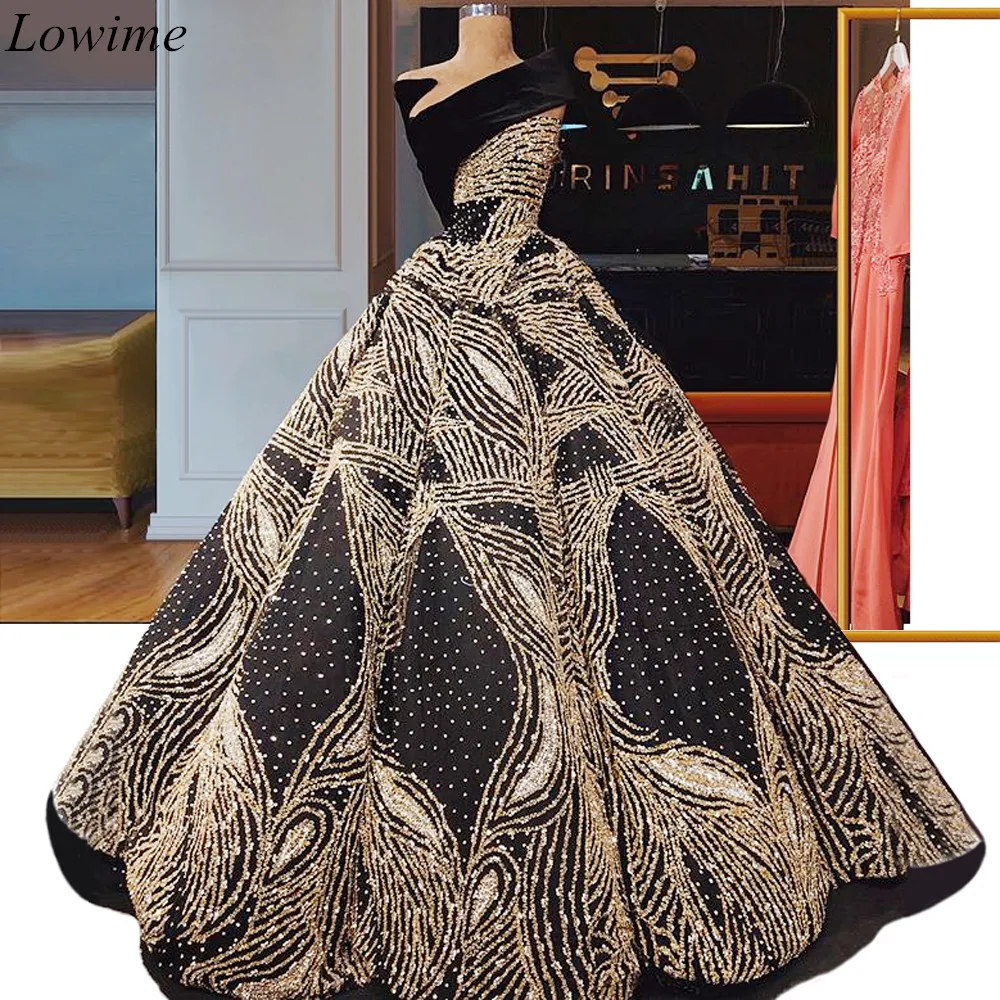 Plus Size Glitter Formal Evening Dresses Long Arabic Luxury Prom Dress Gorgeous Women Party Gowns Kaftan вечернее платье Vestido