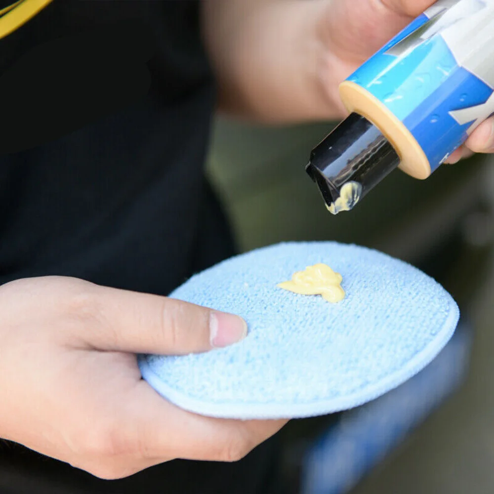 Aplicador Depilação Limpeza Esponja Almofada Espuma Microfibra Lavável Reutilizável 9 Esponja p/ encerar