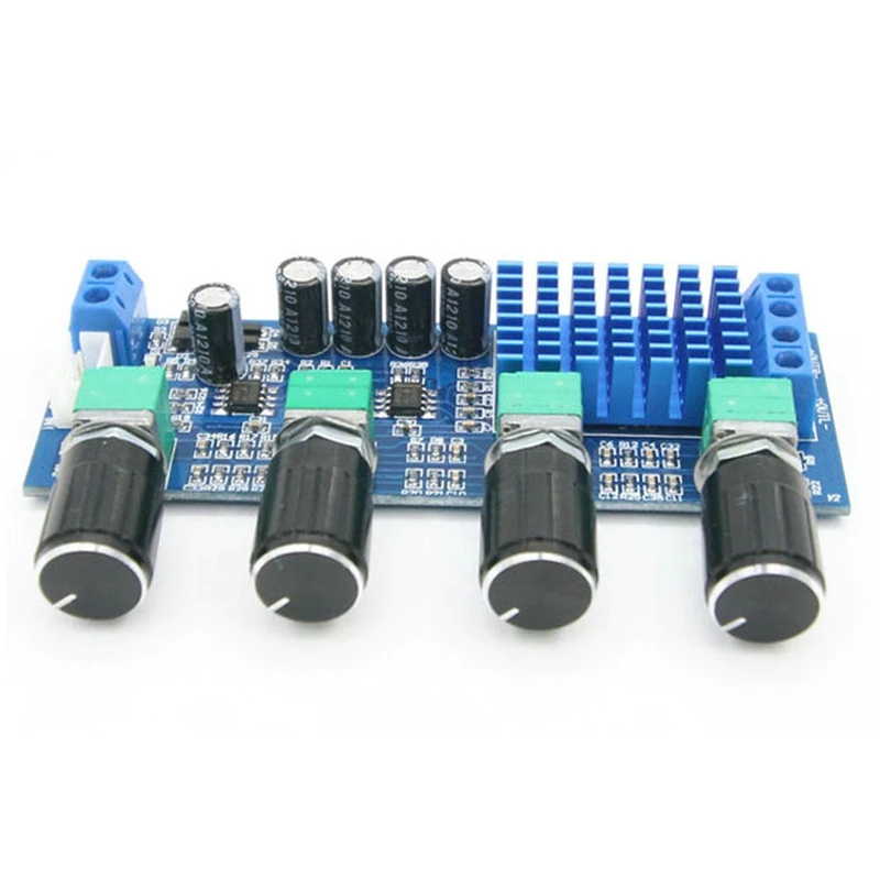 2 Pcs XH M577 TPA3116D2 o High Power Tone Op Amps DC 12 24V Dual Channel Stereo 2 x 80W Digital Amplifier Board