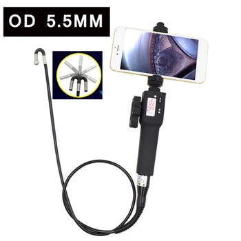 

Industrial Endoscope Camera Steerable 720P IP67 Borescope 5.5mm USB Car Pipe Engine Inspection Camera for Android IOS