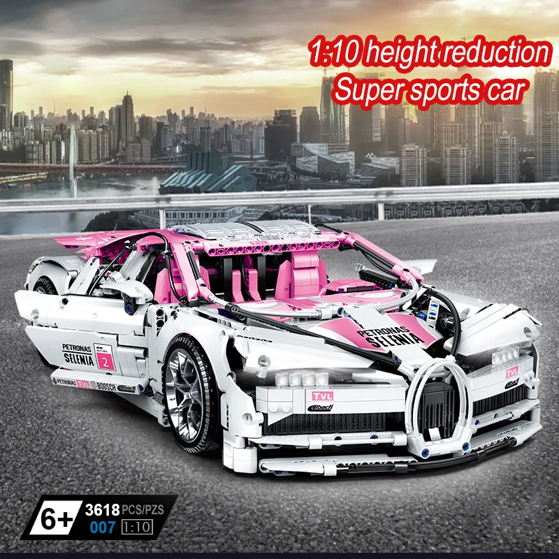 

3618PCS Super Racing Car Building Blocks Model Set Technic Series LegoED DIY Blocks Toys For Children Christmas Gift Car Bricks