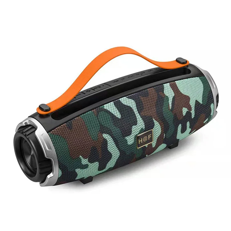 Camouflage Стерео Мощный Bluetooth динамик беспроводной портативный динамик fm-радио TF USB MP3 музыкальный центр Bluetooth Колонка для телефона компьютера - Цвет: Camouflage