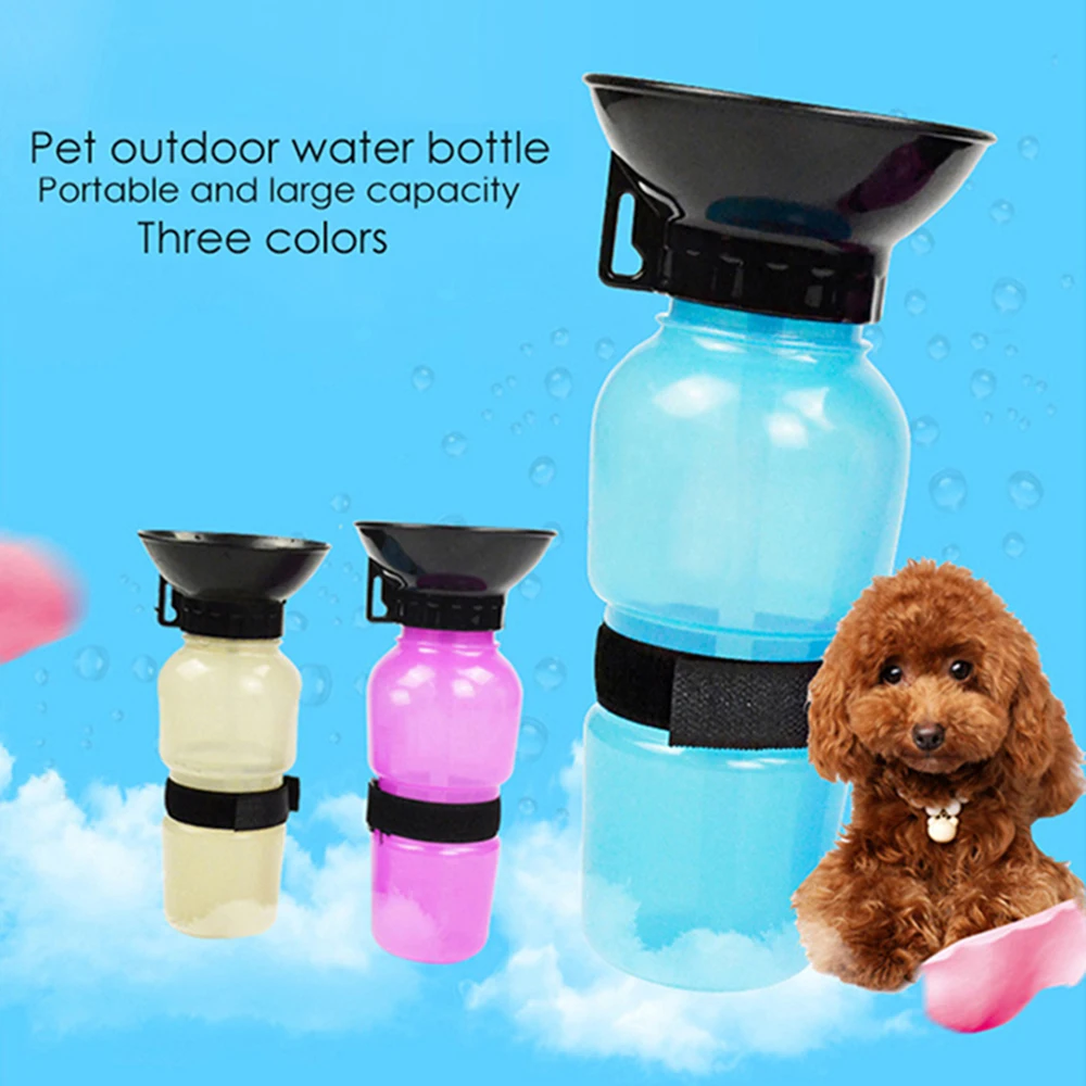 Pet питьевая вода для собак, бутылка для спорта, выдавливания, щенка, кота, портативная, для путешествий, на открытом воздухе, миска, кувшин для питьевой воды, чашка, диспенсер