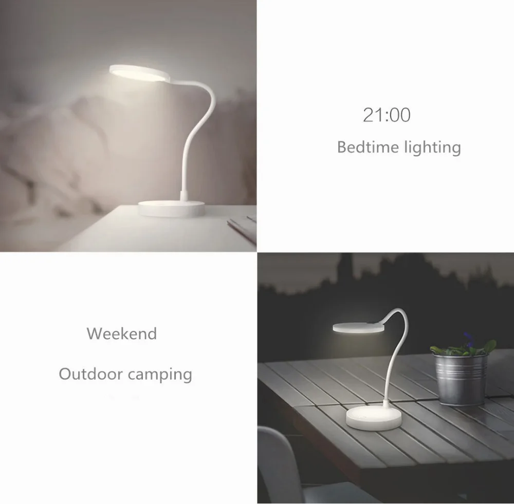 Xiaomi Mijia COOWOO U1 Интеллектуальный светодиодный настольный светильник с датчиком света Беспроводная функция защиты глаз умный дом
