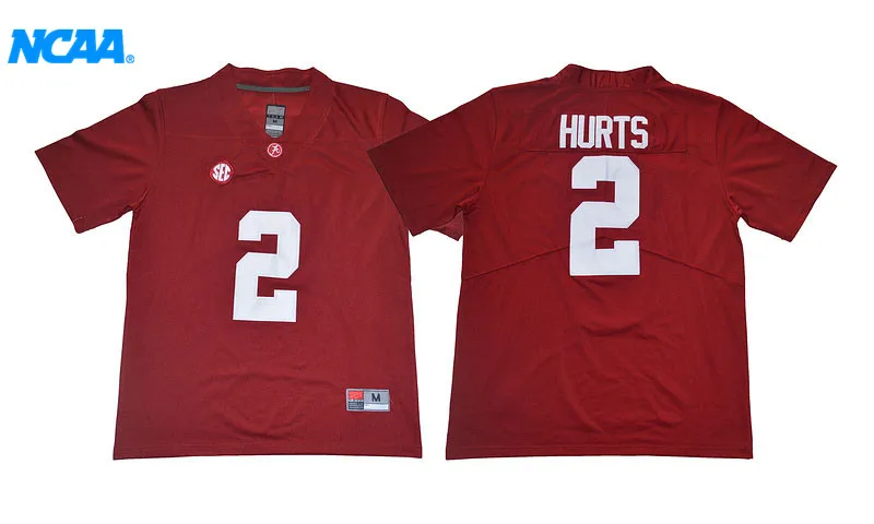 Новое поступление, высокое качество, Jalen Hurts#2, футболка, спортивные майки, S-XXXL