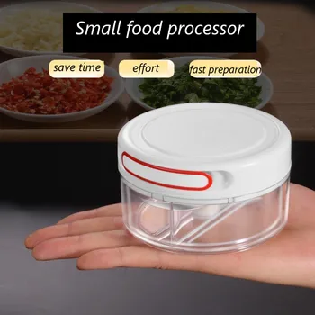 

High Speedy Chopper Garlic Cutter Vegetable Fruit Twist Shredder Manual Meat Grinder Slicers Kitchen Accessories Home Cocina