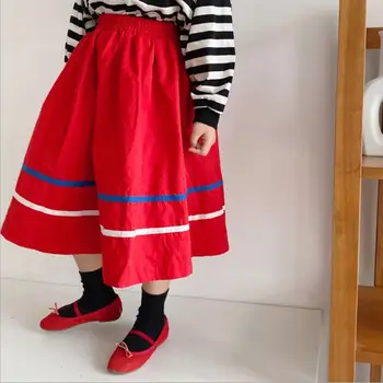 

2020 new wholesale girls skirt spring cotton fashion girls skirts 2-7 years HM277
