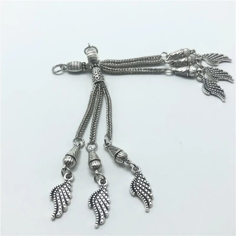 3 шт. misbaha tasbih металлическая кисточка Розария кулон для изготовления ювелирных
