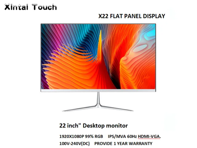 Melengkung 75Hz 1920*1080 Monitor SPVA 