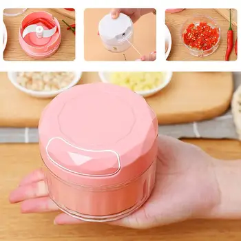

Mini Manual Garlic Crusher Chopper Ginger Shredder Pull Processor Kitchen Tool manual crusher small garlic pull garlic minced