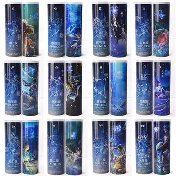 

2019 NEW Creative Whiteboard Cool Zodiac Pencil Case With Solar Calculator Multifunctional Pencilcasel box Pen Box Schooll