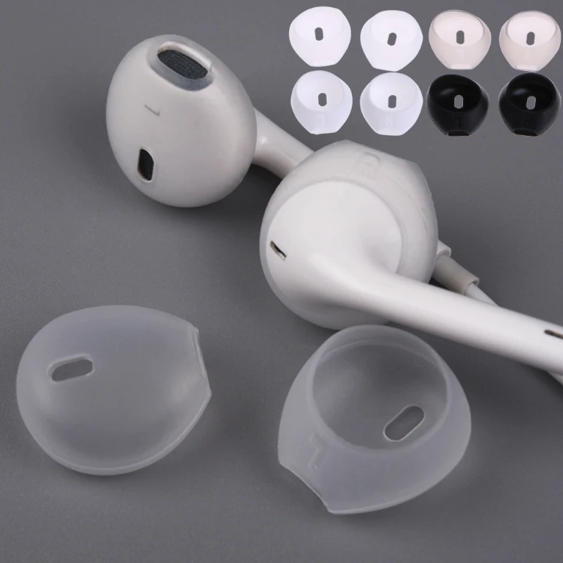 4 pairs silicone eartip earphone earbuds anti-lost ear cap for