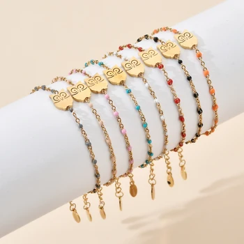 

ZMZY New Handmade Boho Stainless Steel Chain Animal Charm Bracelets for Women Girls Fashion Bohemian Owl Bracelet Jewelry Gifts