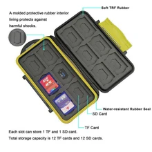 12 слотов ABS Висячие пылезащитные портативные камеры защитный жесткий корпус анти шок карты памяти чехол водонепроницаемые аксессуары