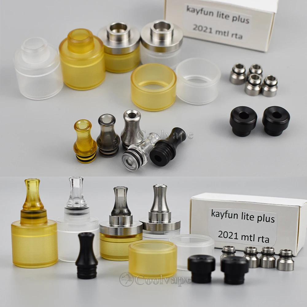 

WOLF COOLVAPE SteamTuners bellcap nano kit Tank atomizer pc ultem material for kayfun lite plus 2021 mtl rta vape accessories