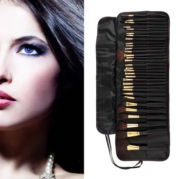 

High Quality Hot Selling 32 pcs Professional Cosmetic Makeup Brush Kit Brushes Tools Make Up Case