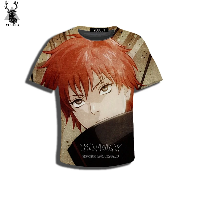 YOJULY/Детская футболка с 3D принтом аниме Наруто Хината ГАИ Учиха Мадара пчела