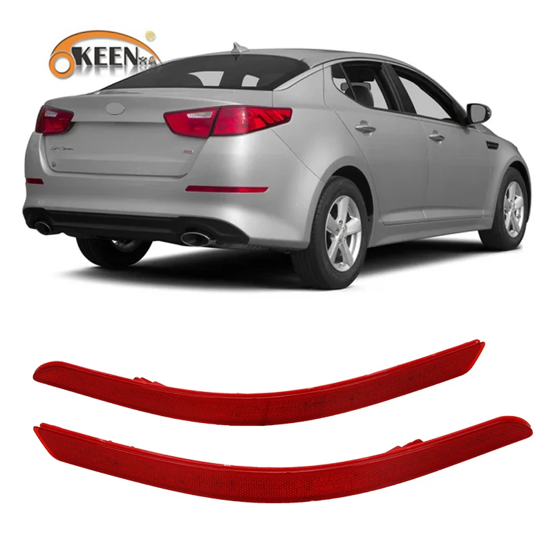 2 предмета в комплекте для kia Оптима K5 2014 2015 заднего бампера отражатель светильник