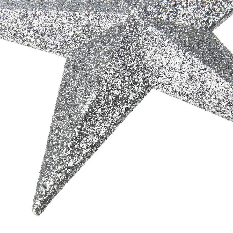 20cm Christmas Tree Top Star Toppers Pendant for Merry Xmas Ornaments Christmas Decorations for Home Navidad Gifts