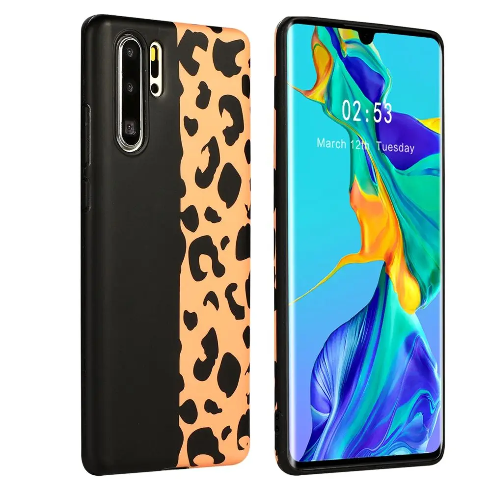 LCHULLE Cute Leopard Soft Case For Huawei P30 Pro P20 Lite Matte Silicon Shockproof TPU Phone Cover Shell Mate 20 | Мобильные