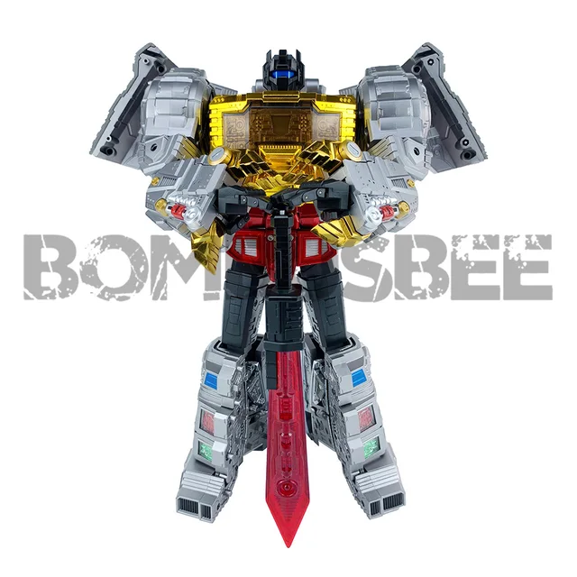 【In Stock】GigaPower HQ01R Grimlock Transformation Dinobot Dinosaur Tyrannosaurus Rex Alloy plating Action Figure Robot Toys 1