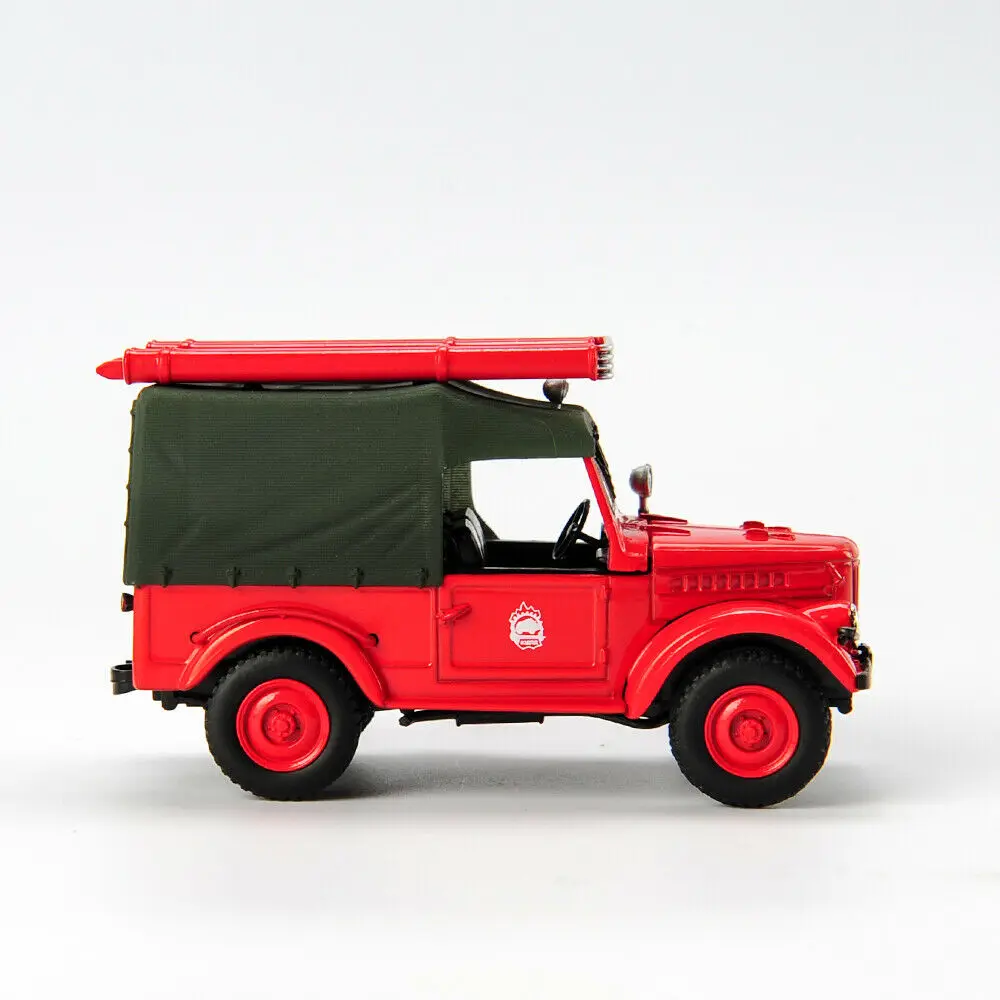 Детские игрушки Деа 1/43 красный сплав GAZ-69 SGP-20 GA3-69 А3-69 советский огонь модель полицейской машины Коллекция украшения комнаты подарок игрушки