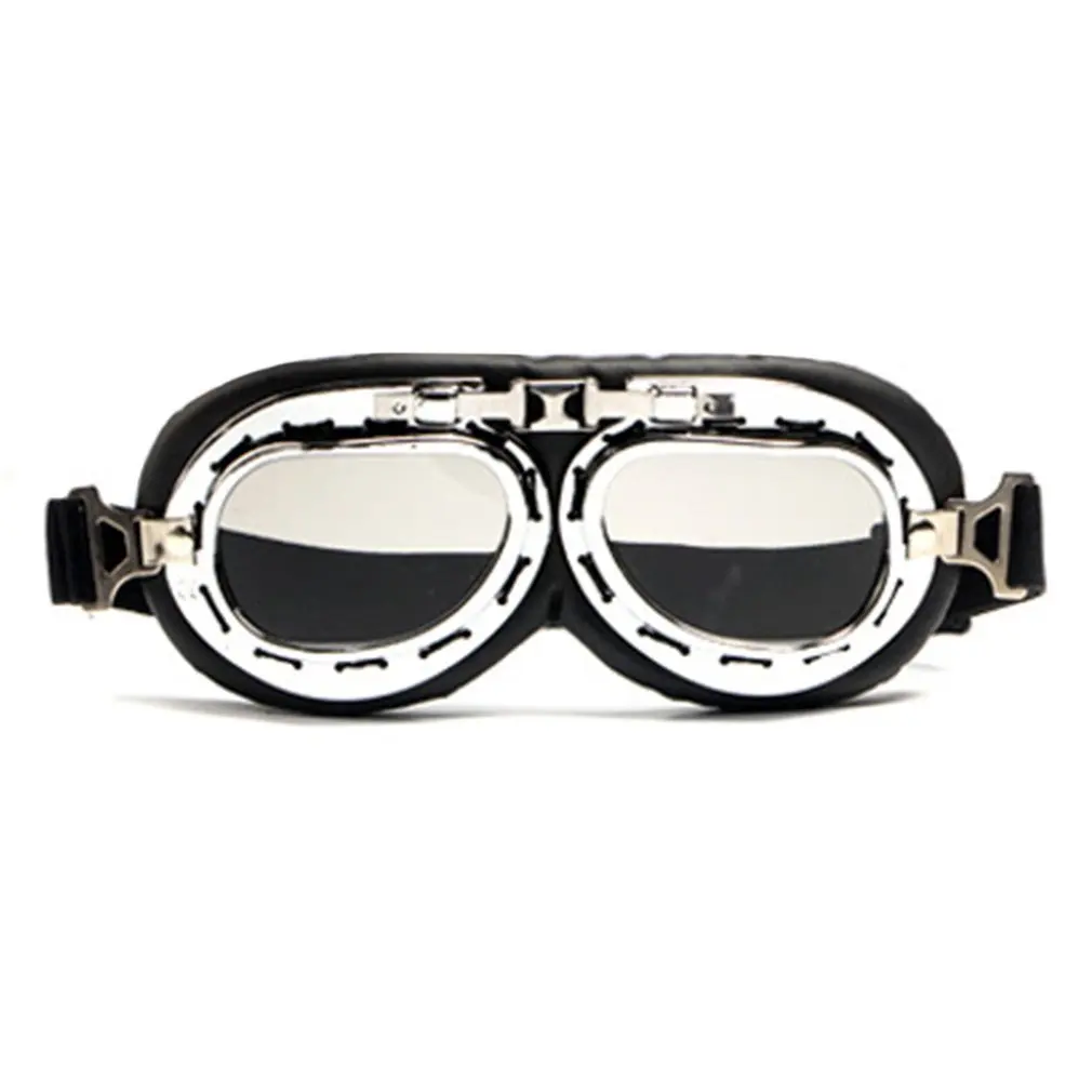 

LESHP Portable Goggles Motorcycle Windproof Goggles Anti Sandstorm UV/Snow/Dust/Fog Unisex Protection Vintage Glasses