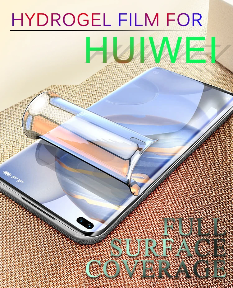 Пленка для Honor 9X 8X 10 Lite Гидрогелевая пленка Huawei Mate 20 X P Smart Plus 2019 протектор экрана Pro