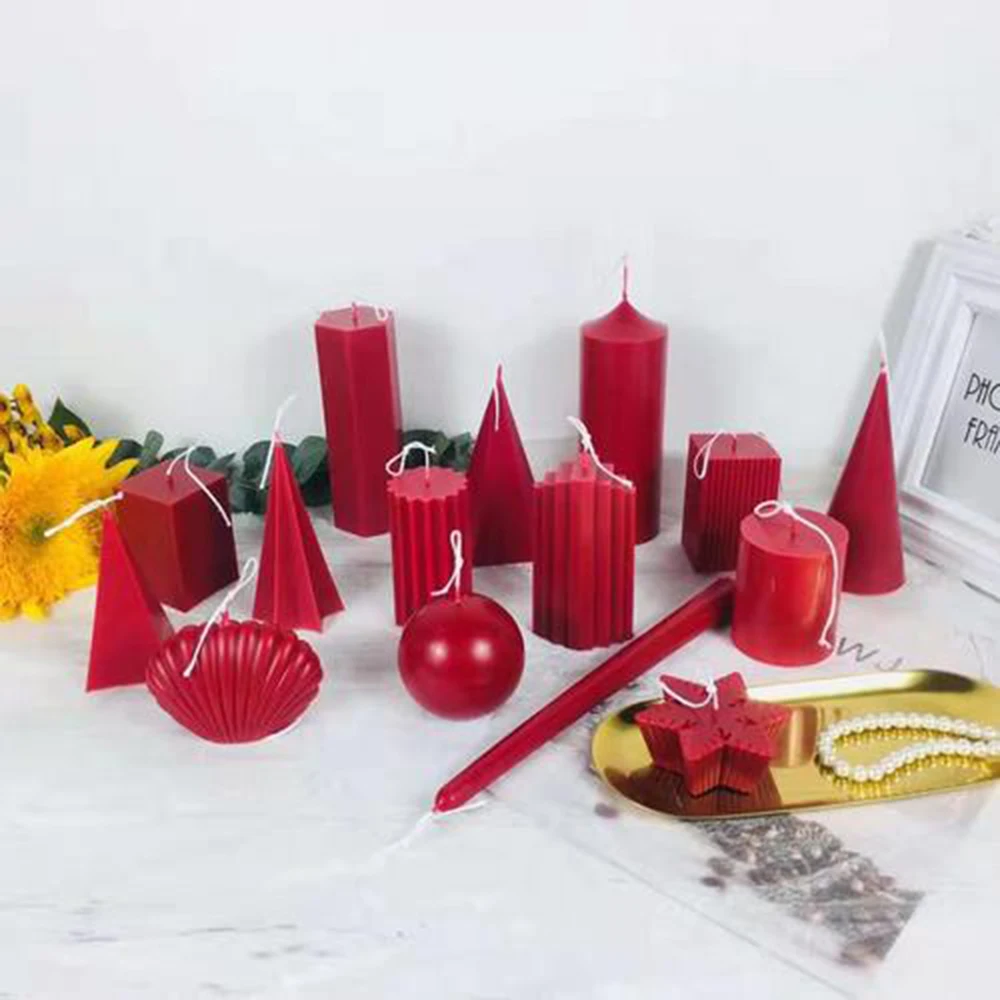 Рождественские соевые свечи ручной работы, ароматические восковые формы для мыла, многоразовые формы для свечей ручной работы, сделай сам, свеча, мыло, Ремесленная форма