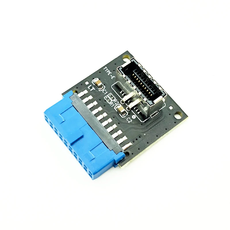 Компьютерные разъемы Riser USB 3 1 Передняя панель пк разъем для 0 20Pin коннектор
