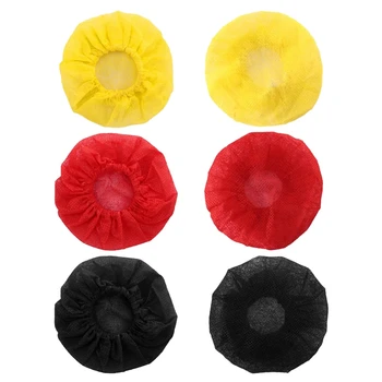

200 Pieces Disposable Microphone Cover Non-Woven Microphone Cover for KTV Recording Room News Gathering