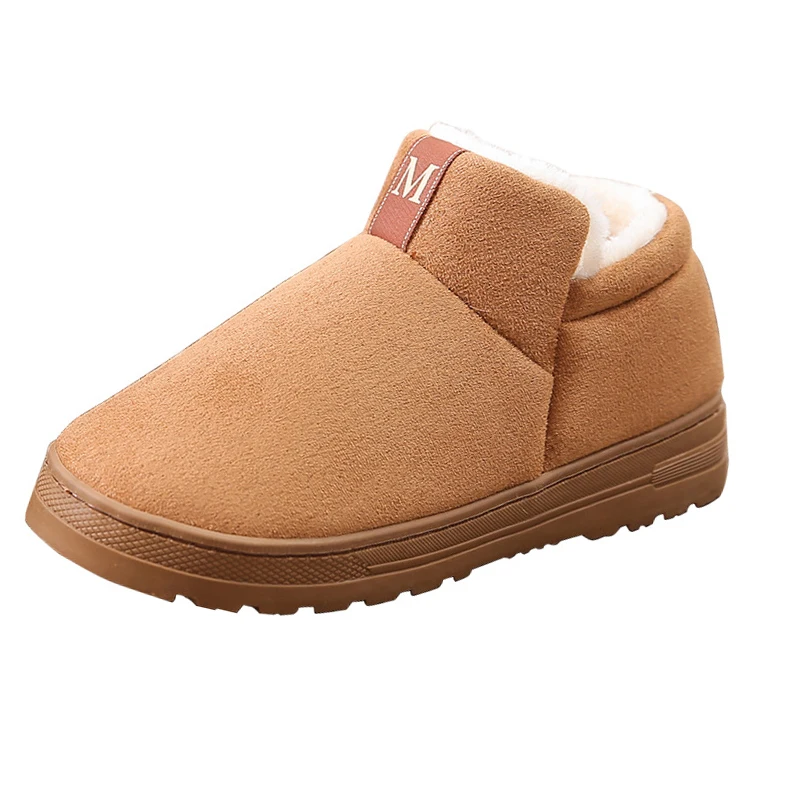 

New Winter Boots Women Fashion Flat Bottom Plus Velvet Thickened Short Round Head Non-slip Tube Warm Undefined Booties Woman2020