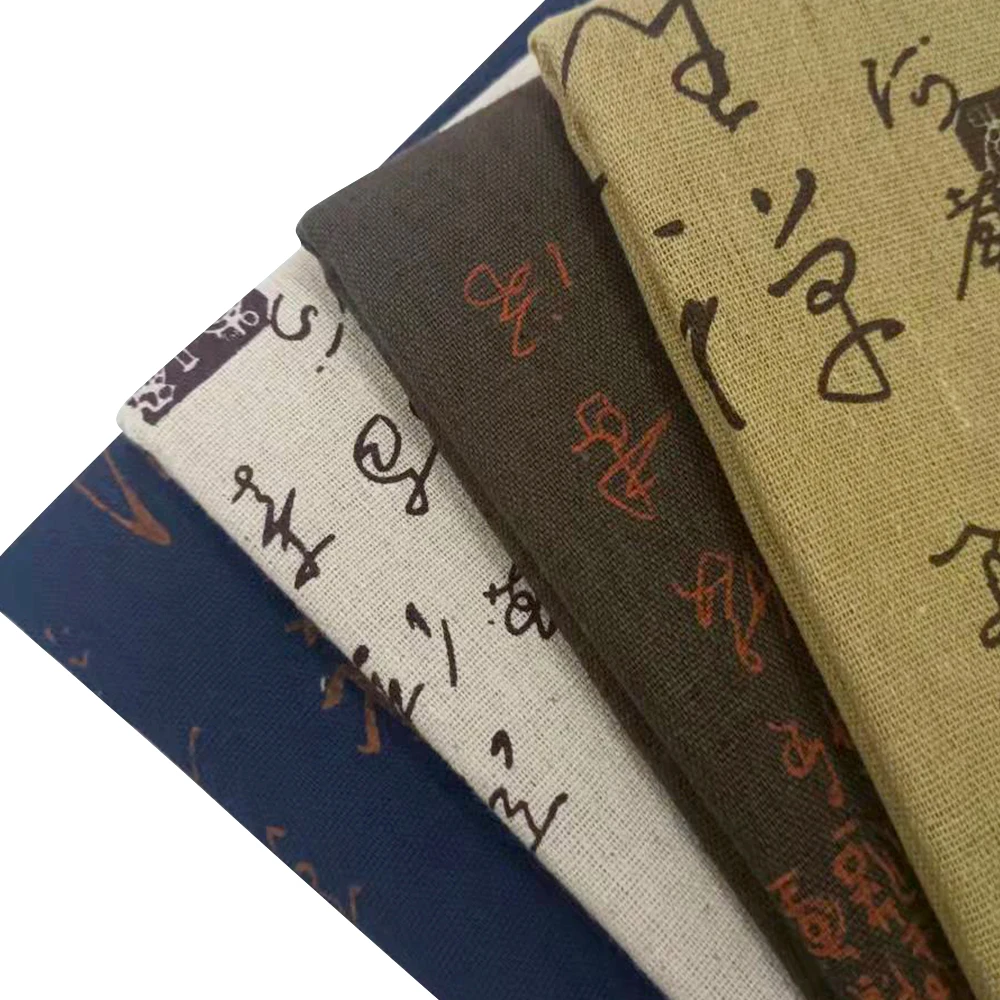Cotton Linen Fabric DIY Sewing Quilting Linen Cotton Fabric Canvas Material For Patchwork Pillowcase