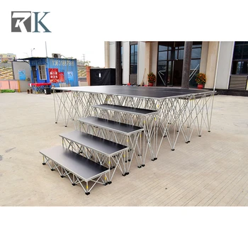 

Dual load 4'*4' platform portable smart stage 40'' high riser for concert wedding event
