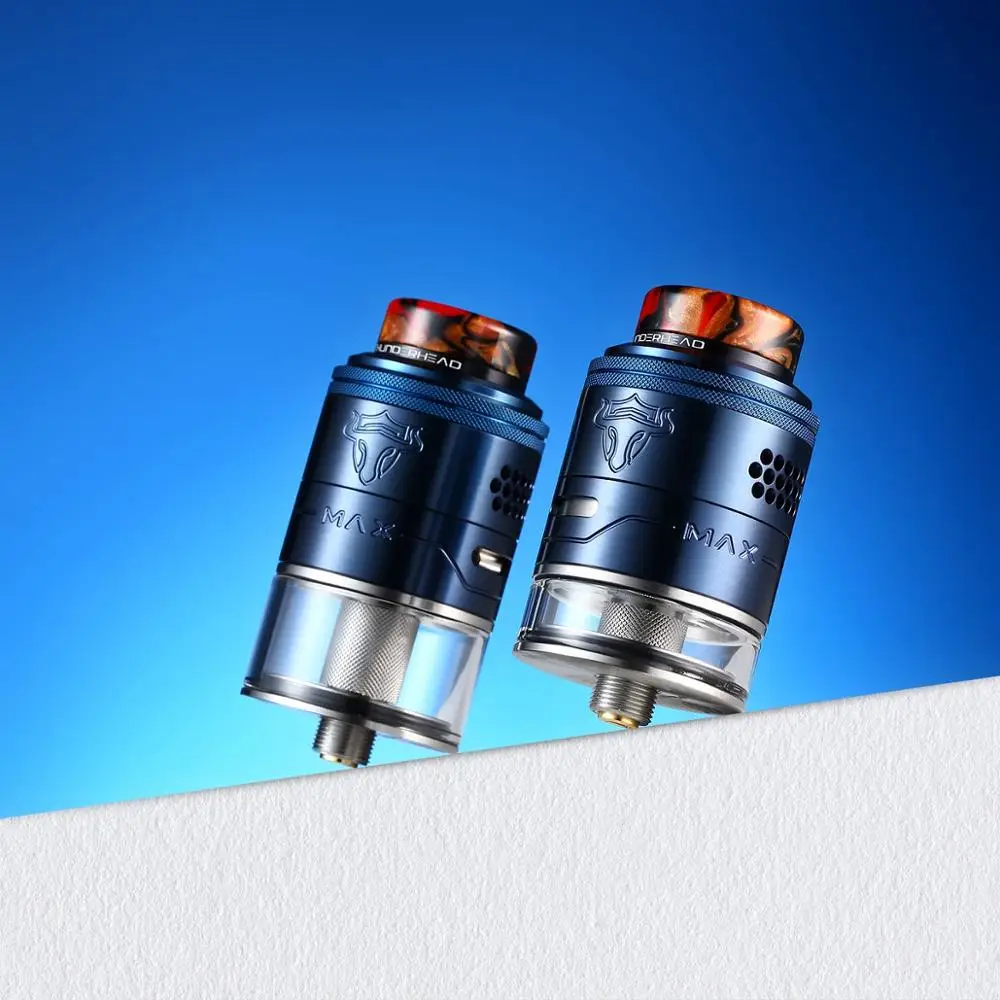 Оригинальный обслуживаемый атомайзер THC Tauren Max RDTA емкость 2 мл и 4 5 двойная катушка