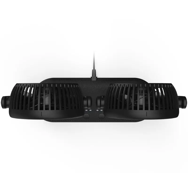 USB 5V 2A вентилятор 360 ° вращающийся двойная головка автомобильного вентилятора регулируемой 3 скорости приборной панели Автомобильный Вентилятор для автомобиля грузовик микроавтобус SUV RV лодка Hom