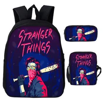 

Cool stranger things School Bags For Boys Backpacks Child stranger things Book bag Kids Shoulder Bag Satchel Knapsack