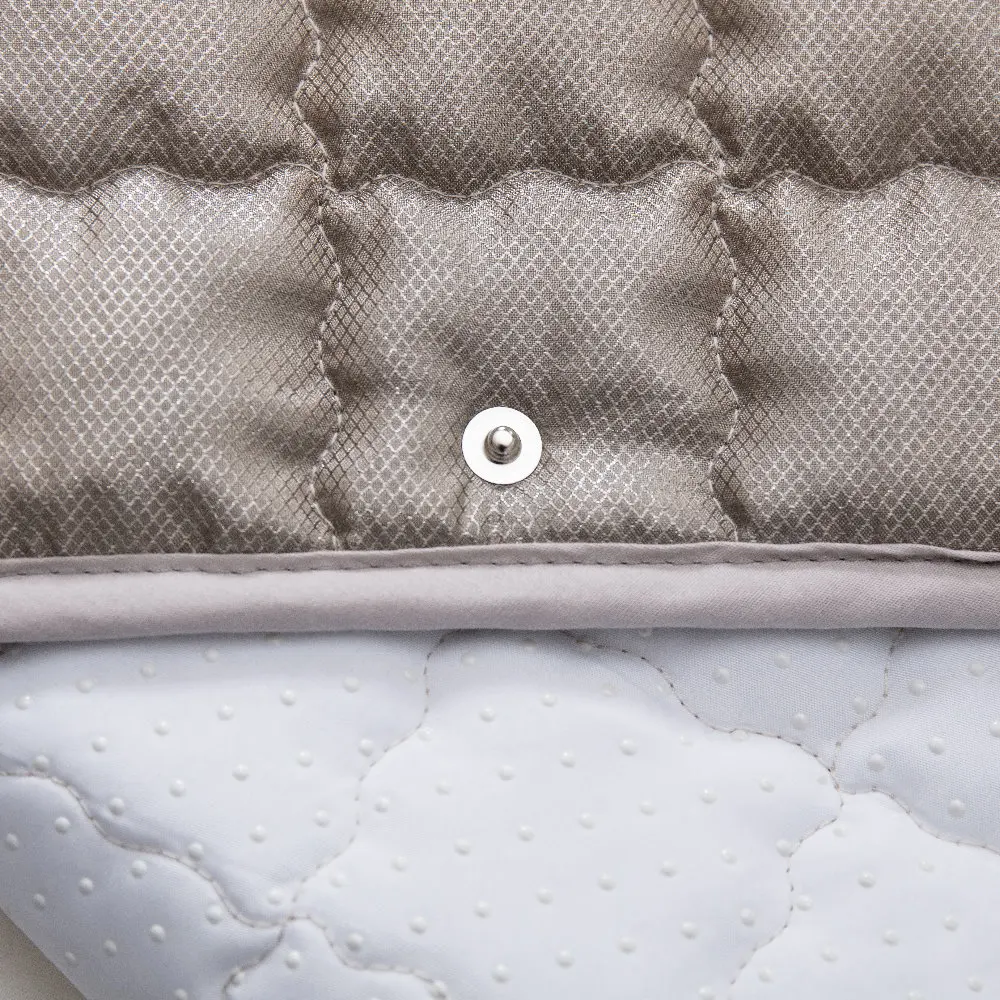 New Arrial EARTHING throw pad seat pad EMF protection conductive mat 50*70cm Earthing Silver Plush Pad
