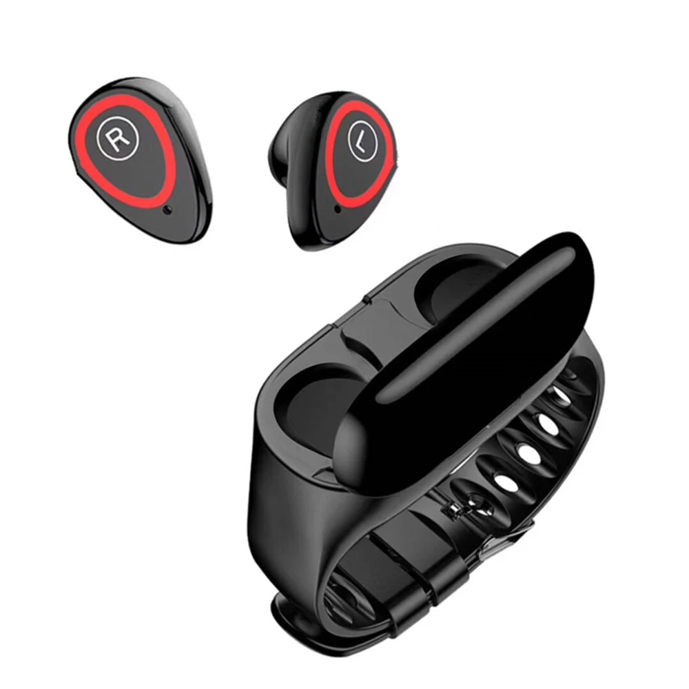 M1 новейшие Смарт-часы с Bluetooth-наушниками и Пульсометром | Электроника