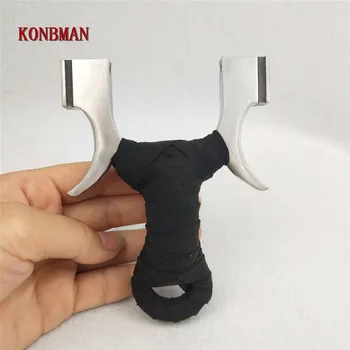 

2019 New New 1Set High Quality Stainless Steel Slingshot Various Styles Flat Rubber Bands For Outdoors Hunting Shooting