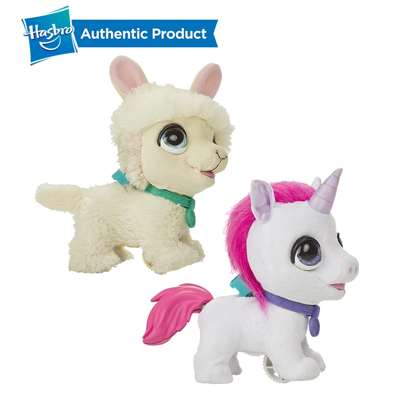 Hasbro FurReal Friends Walkalots Big Wags Единорог кошка большая собака котенок лилия кролик