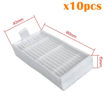 

10pcs HEPA Filter for ilife v50 v5s pro v3s pro x5 v55 KITFORT KT-518 ECOVACS CR130 cr120 CEN540 CEN250 ML009 Cleaner Parts