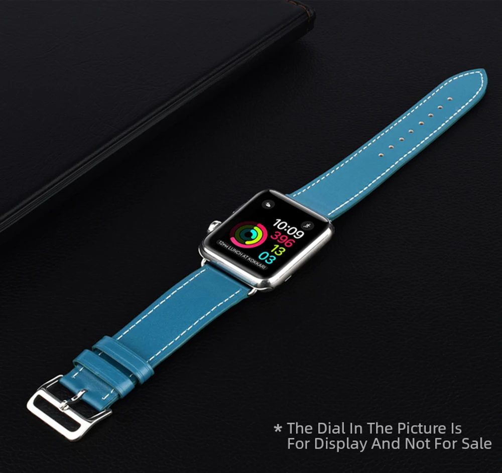 Мягкий кожаный ремешок для часов Apple Watch Band 38 мм 40 мм 42 мм 44 мм для браслета iwatch наручные часы аксессуары для Apple Watch