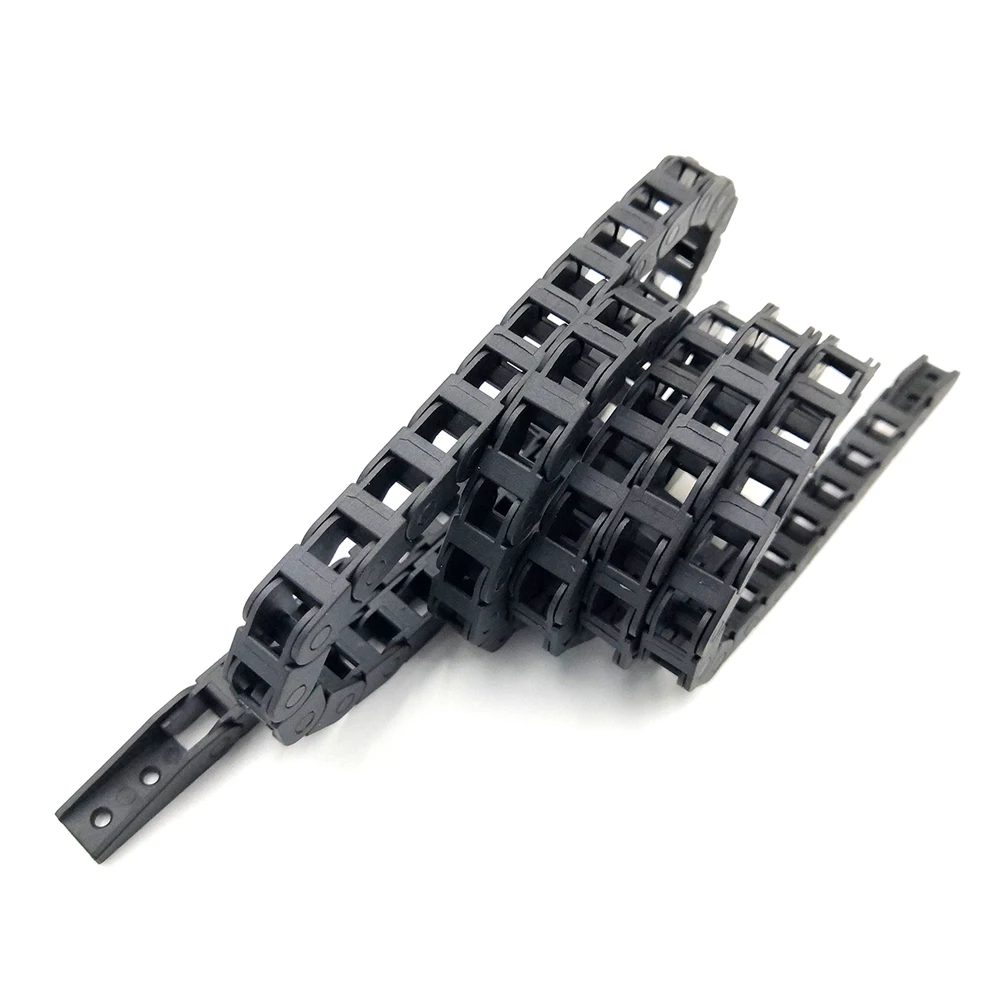 5x5mm Wire Carrier Cable Drag Chain 1 Meter for CNC Router Engraving Machine Roller Plastic Transmission Tanks plastic cable chain,cable carrier