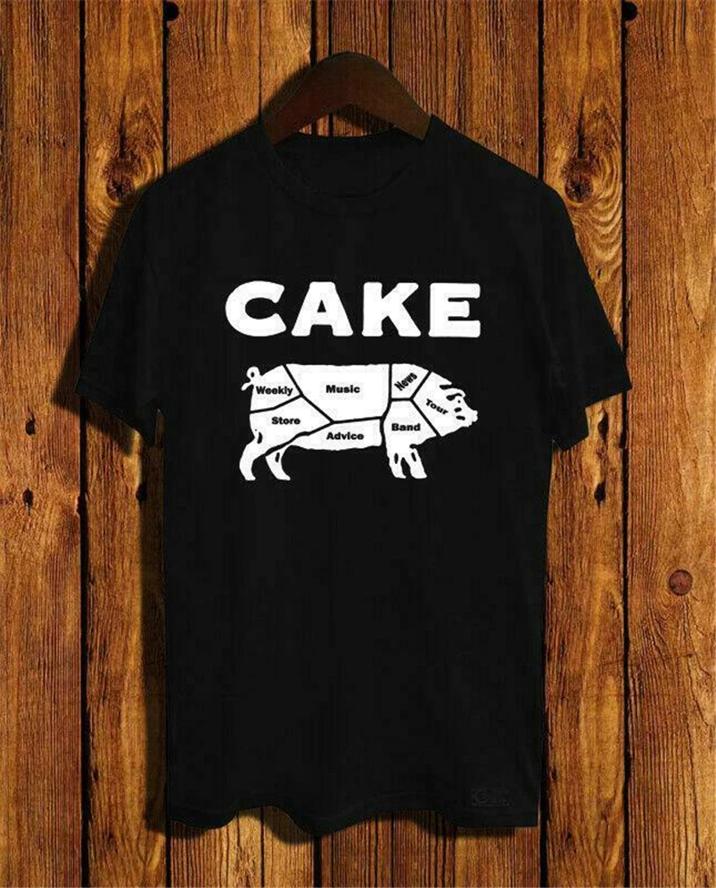 New Cake Band Logo T-Shirt All Size S M L Xl 2Xl 3Xl Tee Usa Em31 Loose Top Ajax Funny Shirt |