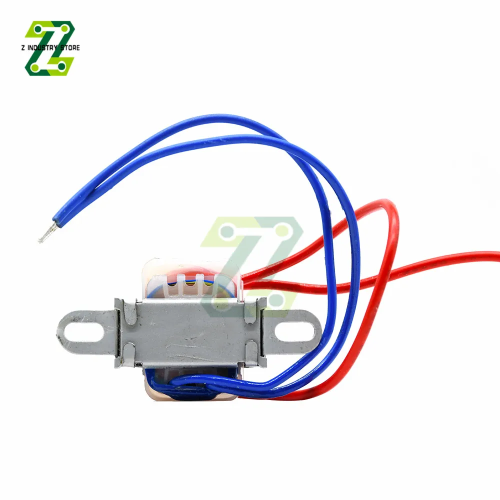 AC220 To AC12V 9V 6V Power Transformer Voltage 1W EI Copper Core 50Hz~60Hz Single Voltage 2 Line