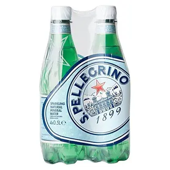 

San Pellegrino Sparkling Natural Mineral Water (4x500ml) - Pack of 2